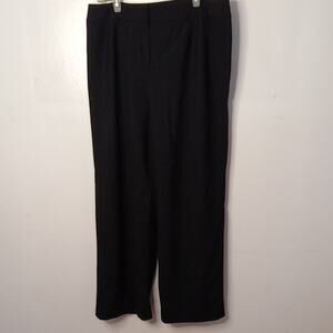 Jones New York Women's Size 16 Wool Blend Lined Classic Black Trousers.